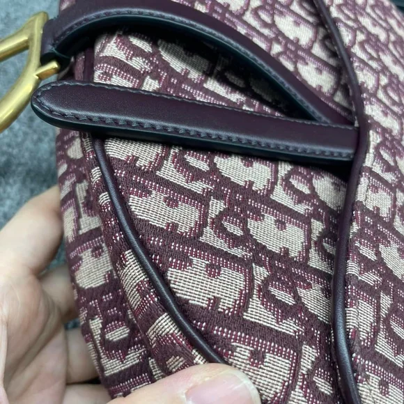 100% Authentic Dior Saddle Small Cloth Crossbody Bag - Picture 7 of 16